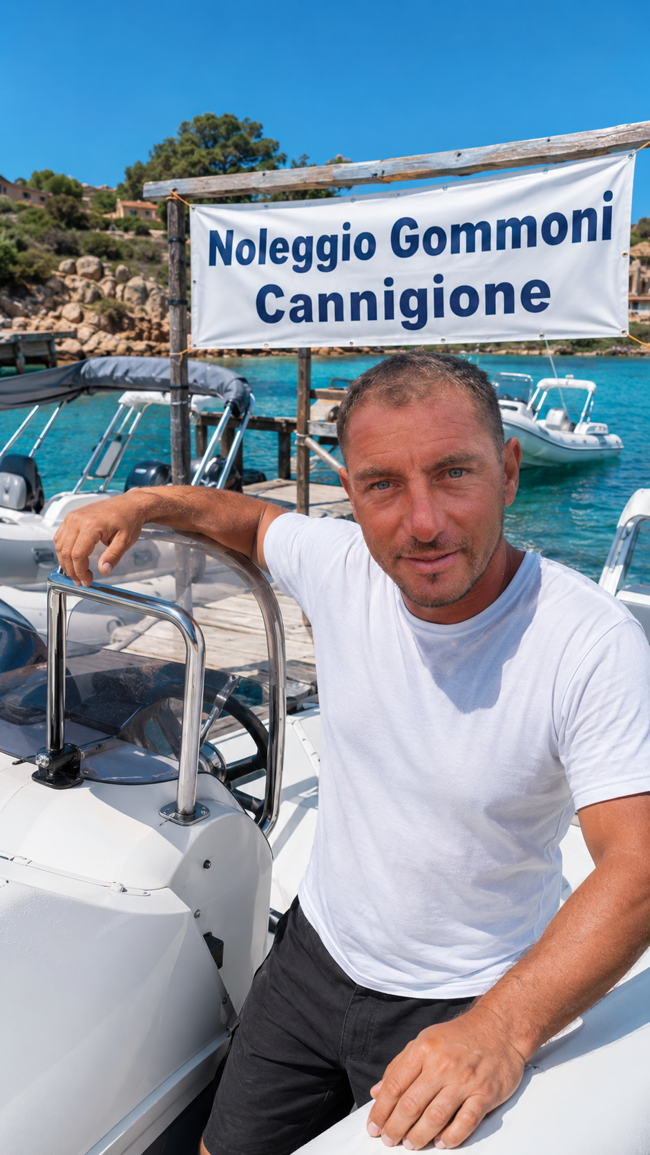 Agostino & Donato - proprietari Noleggio Gommoni Cannigione